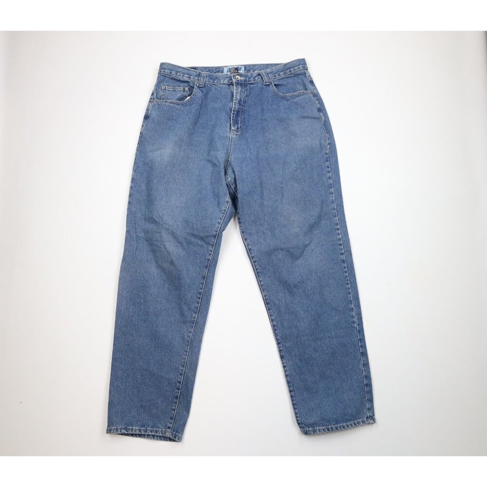 Vintage 90s Gotcha Surfing Mens 36x32 Faded Relaxed Fit Baggy Denim Jeans Blue